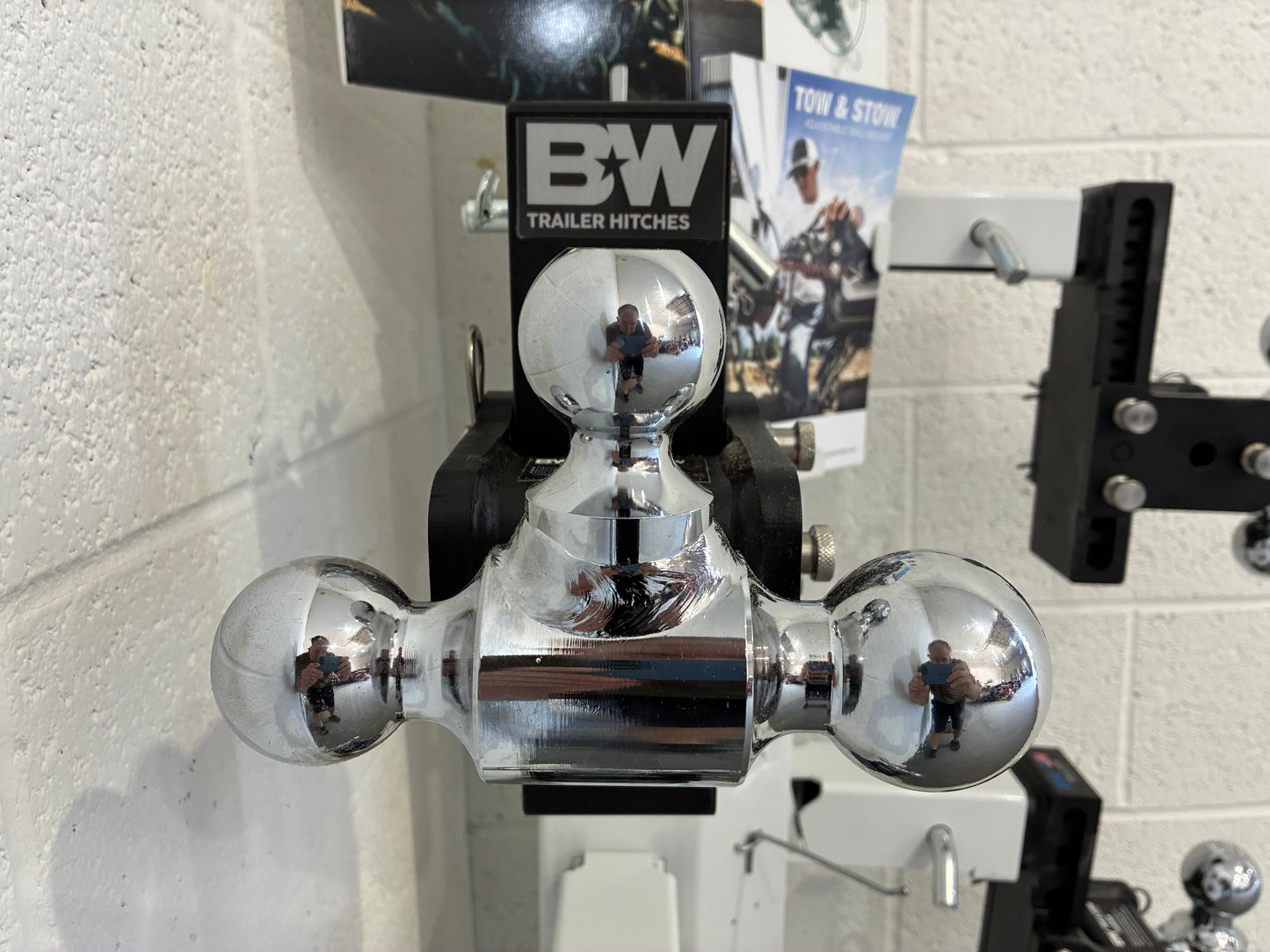 Drop Hitch Tri-ball 2" Receiver