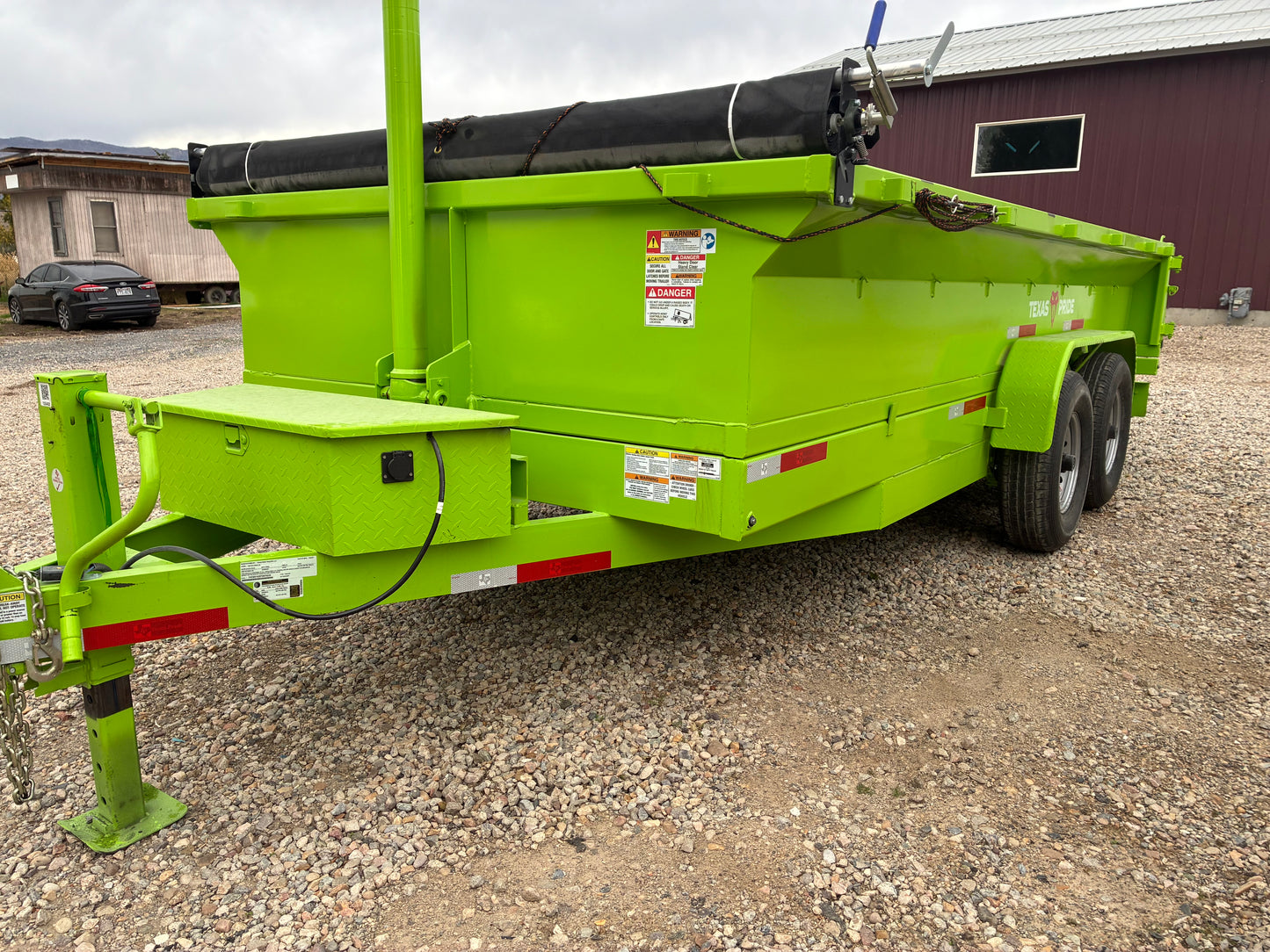 2026 Texas Pride 7x16x2 16k BP Dump (GREEN)