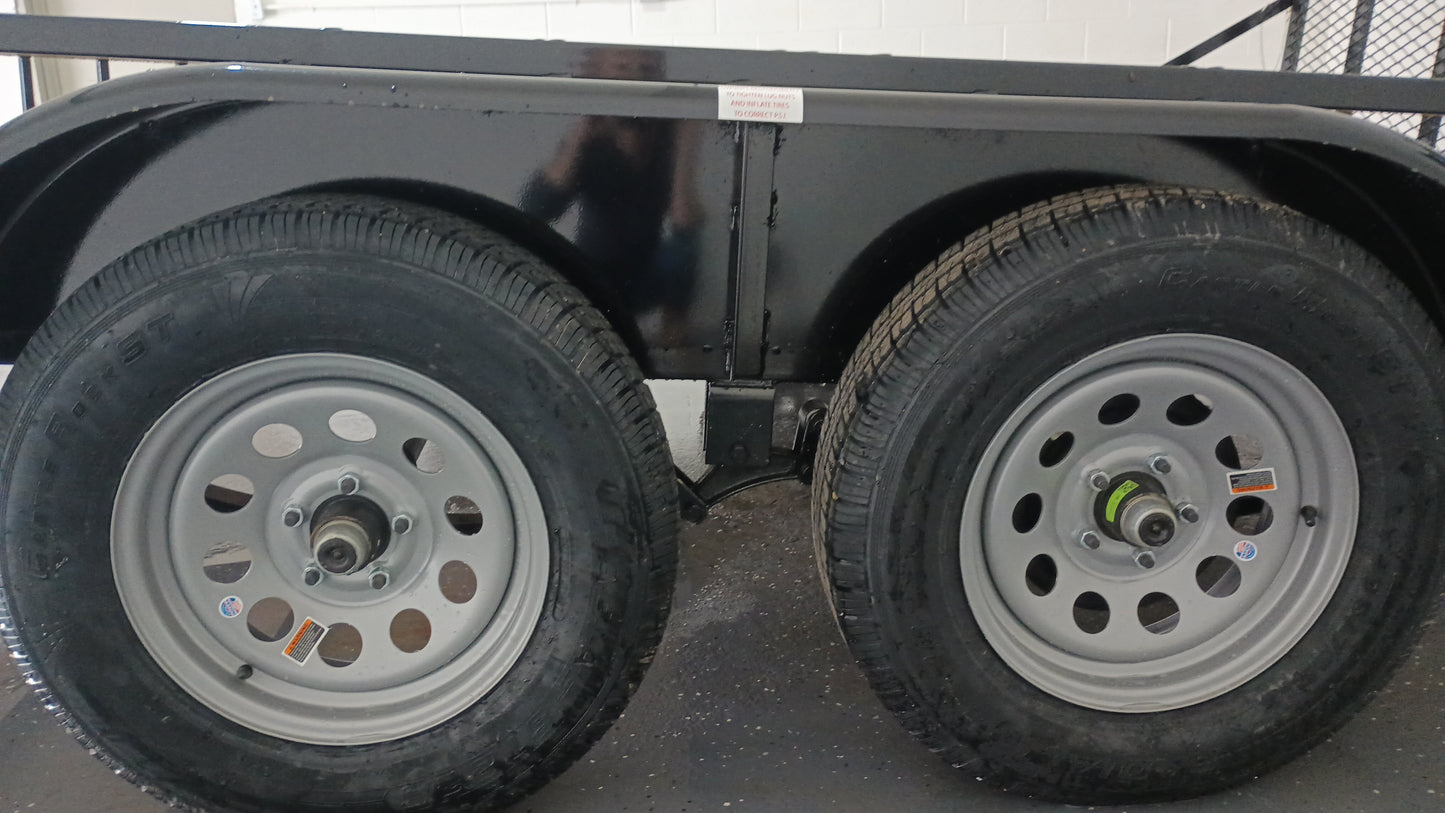 2025 Echo 7x14 Tandem Axle w/Removeable Side Ramps