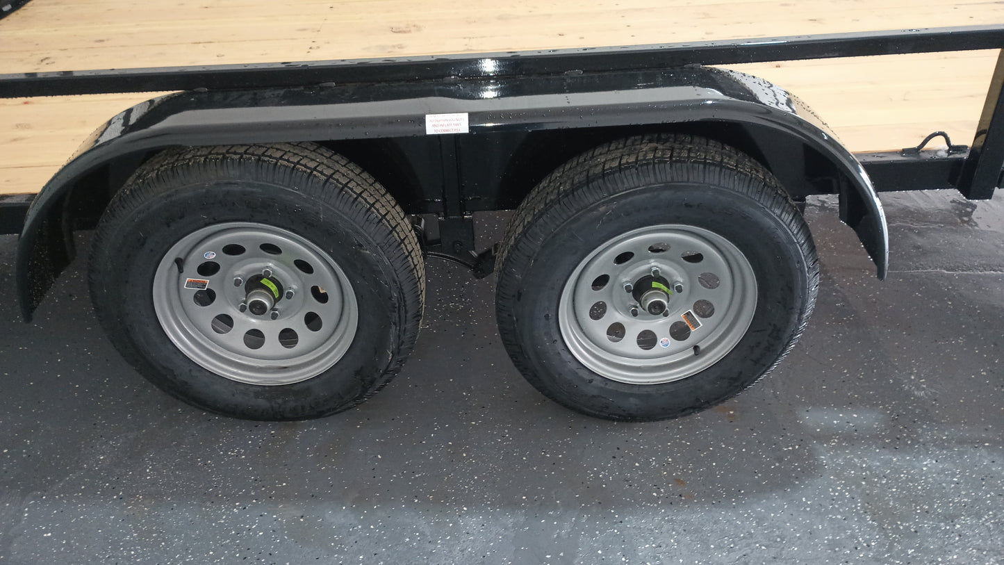2025 Echo 7x14 Tandem Axle w/Removeable Side Ramps