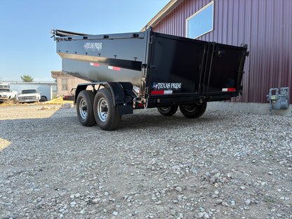 2025 Texas Pride 7x14x3 16k BP Dump