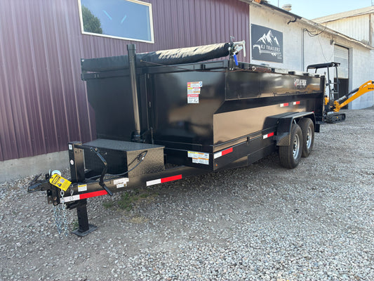 2025 Texas Pride 7x16x3 16k BP Dump