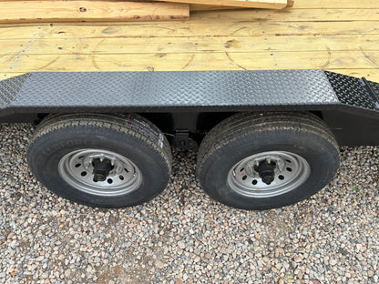 2026 Texas Pride 14k Wide Deck Lowboy Gravity Tilt BP Trailer