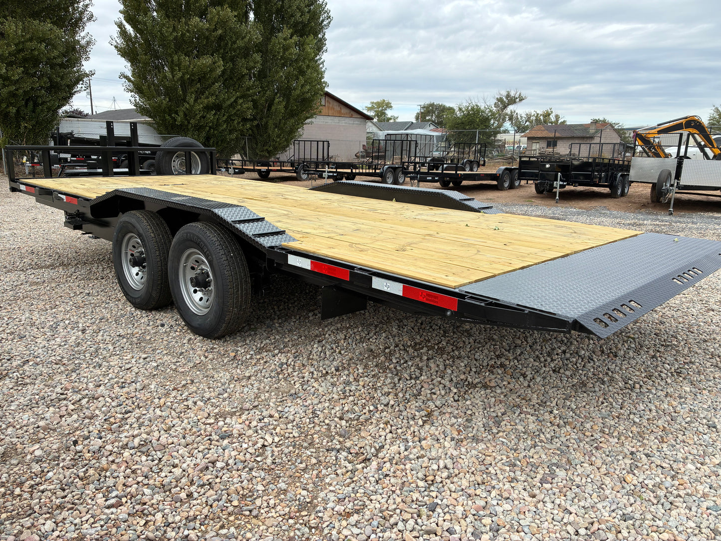 2026 Texas Pride 14k Wide Deck Lowboy Gravity Tilt BP Trailer