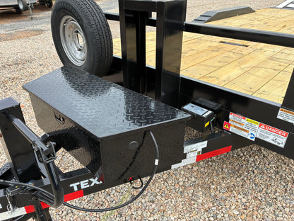 2026 Texas Pride 14k Wide Deck Lowboy Gravity Tilt BP Trailer