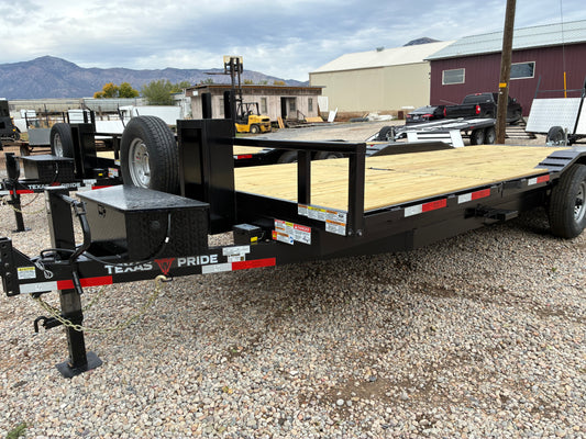 2026 Texas Pride 16k Wide Deck Lowboy Gravity Tilt BP Trailer