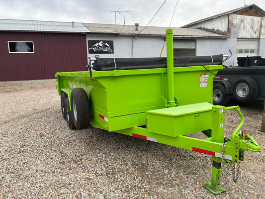 2026 Texas Pride 7x16x2 16k BP Dump (GREEN)