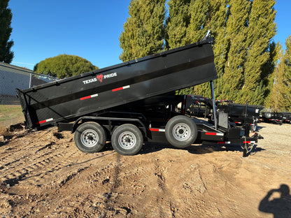 2026 Texas Pride 7x16x3 16k BP Dump