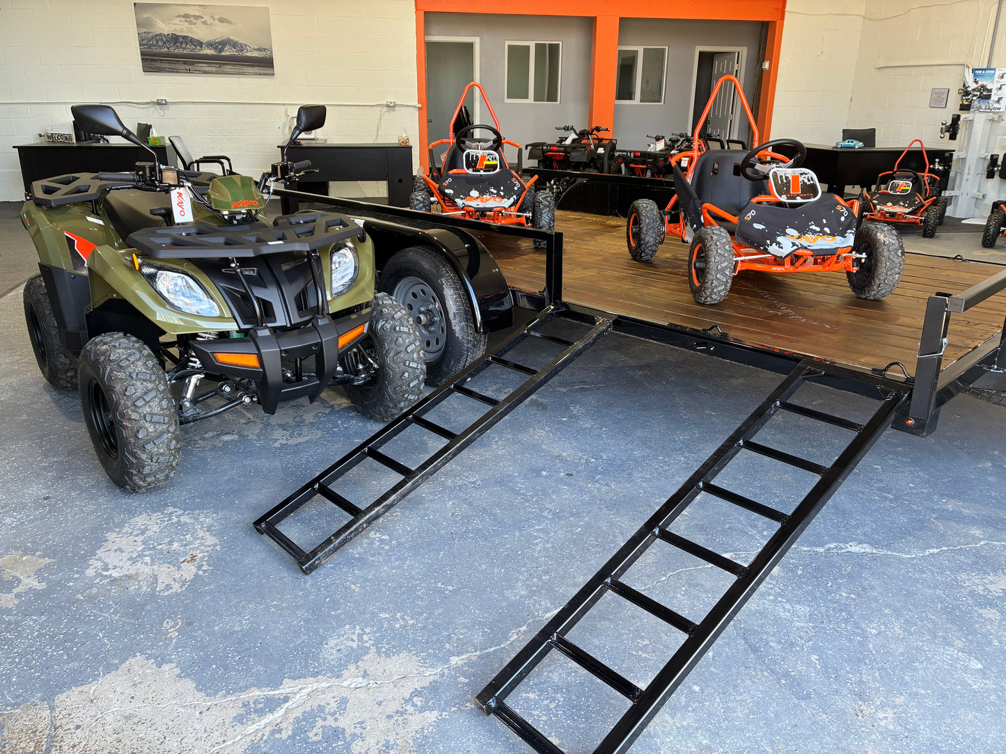 2025 Echo 7x14 Tandem Axle w/Removeable Side Ramps