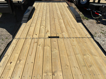 2026 Texas Pride 18k Wide Deck Lowboy Gravity Tilt BP Trailer GN