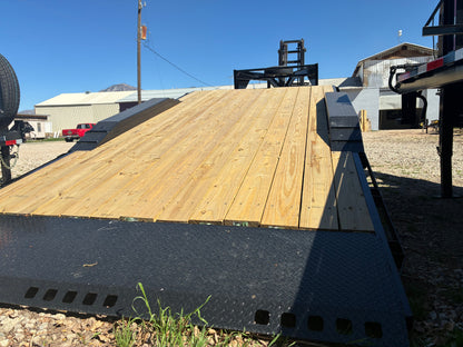 2026 Texas Pride 18k Wide Deck Lowboy Gravity Tilt BP Trailer GN