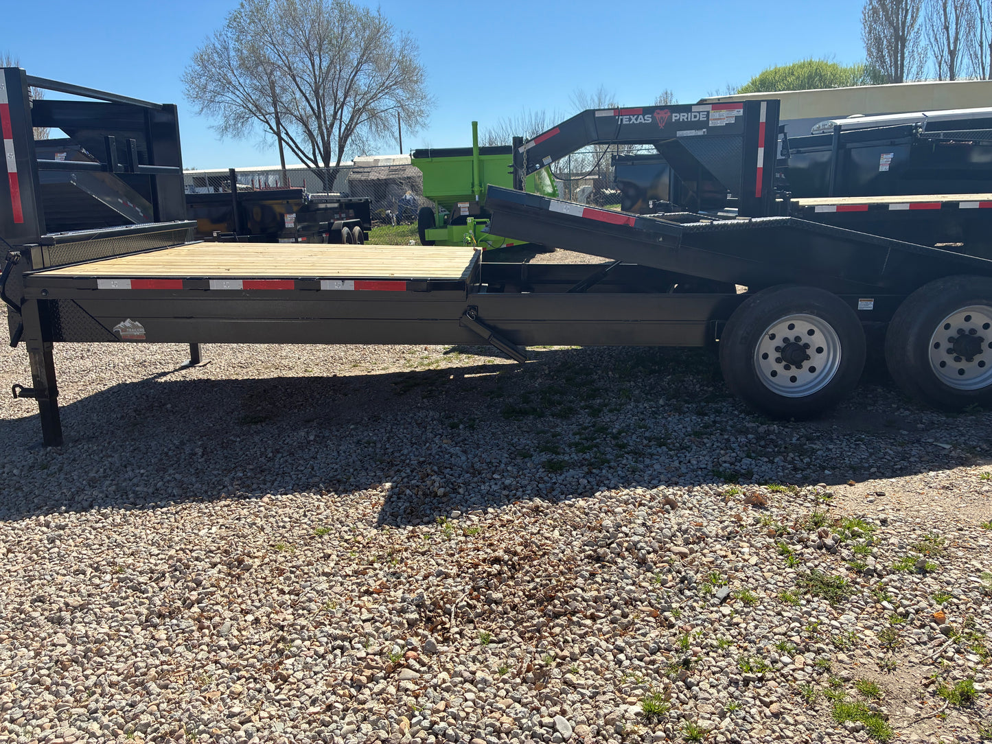 2026 Texas Pride 18k Wide Deck Lowboy Gravity Tilt BP Trailer GN