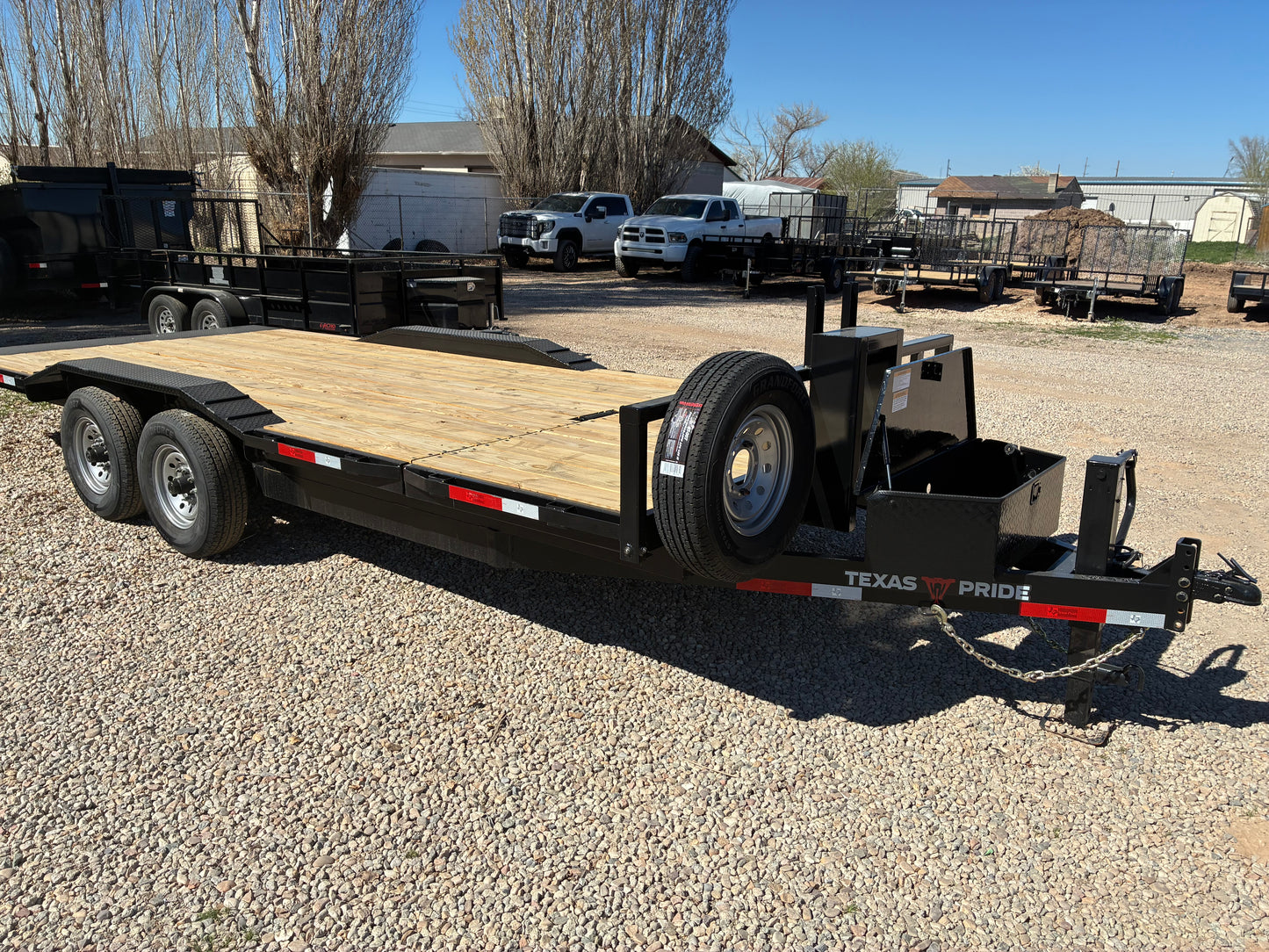 2026 Texas Pride 14k Wide Deck Lowboy Gravity Tilt BP Trailer