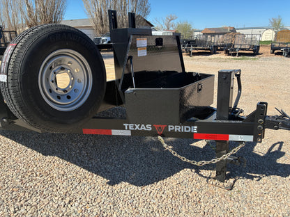 2026 Texas Pride 14k Wide Deck Lowboy Gravity Tilt BP Trailer