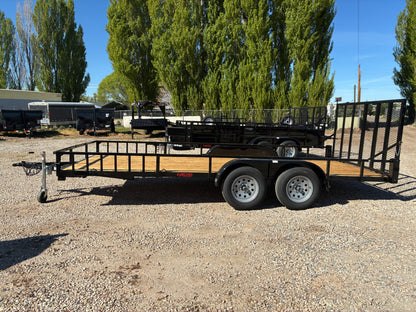 2026 Echo 7x17 Tandem Axle w/Side Ramps