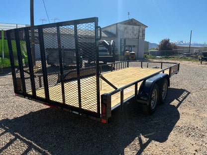 2026 Echo 7x17 Tandem Axle w/Side Ramps