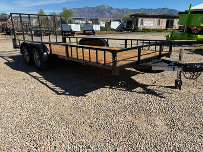 2026 Echo 7x17 Tandem Axle w/Side Ramps