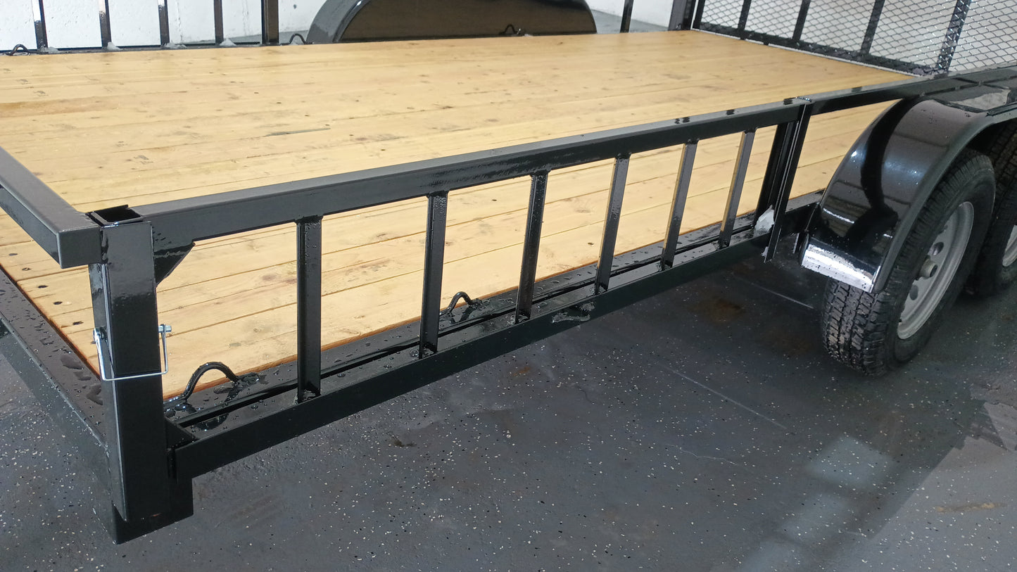 2025 Echo 7x14 Tandem Axle w/Removeable Side Ramps